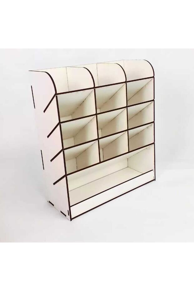 Ahşap Masa Üstü Organizer - 1