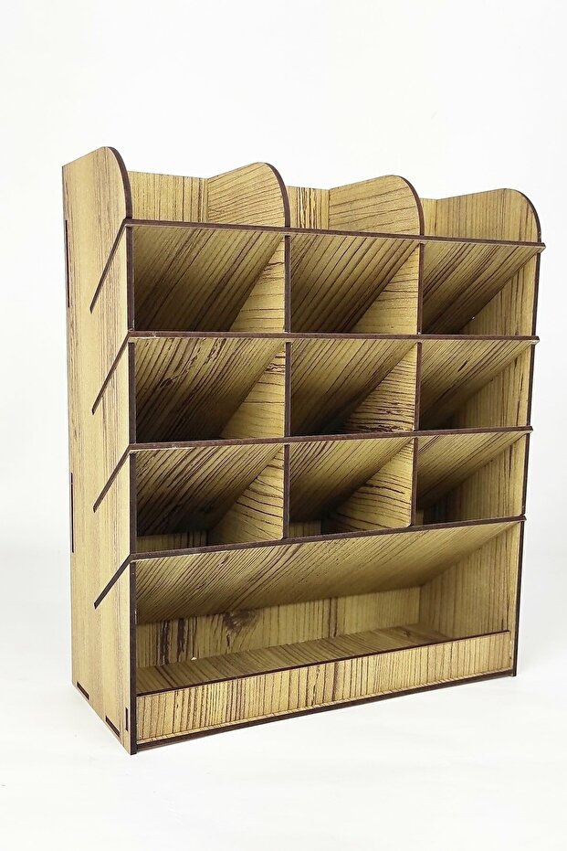 Ahşap Masa Üstü Organizer - 1