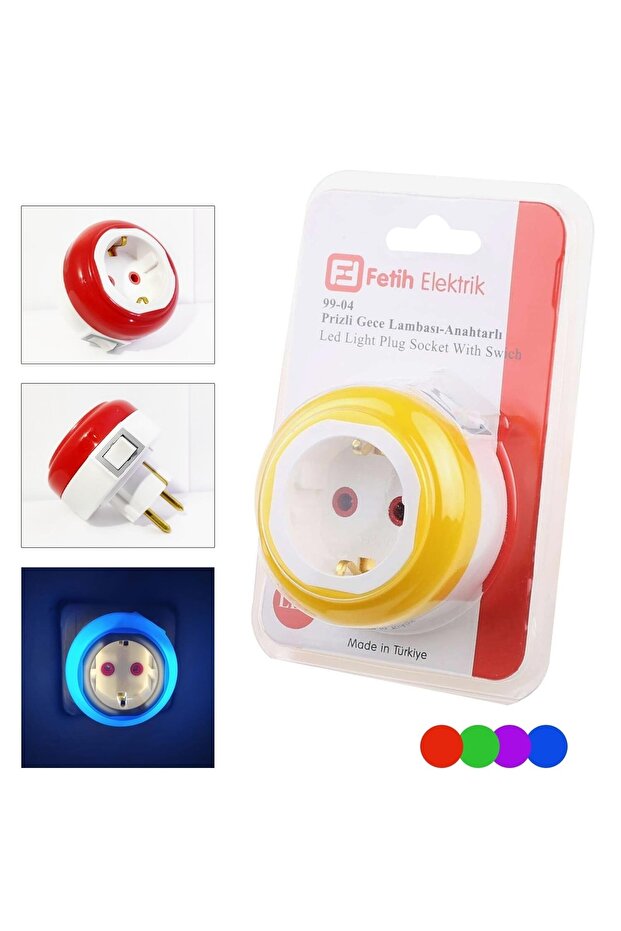Gece Lambası Prizli Led Anahtarlı 99-04 - 1