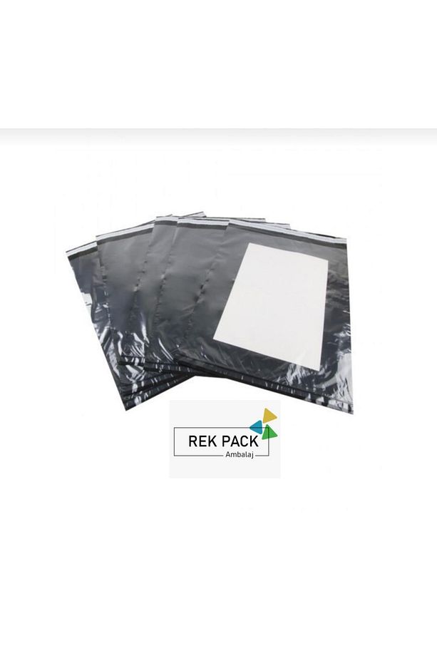 Siyah Şeffaf 24x30+5 Kargo Poşeti 100 Adet - 3