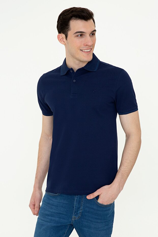 Men's Navy Blue T-Shirt G021Gl011.000.1431626