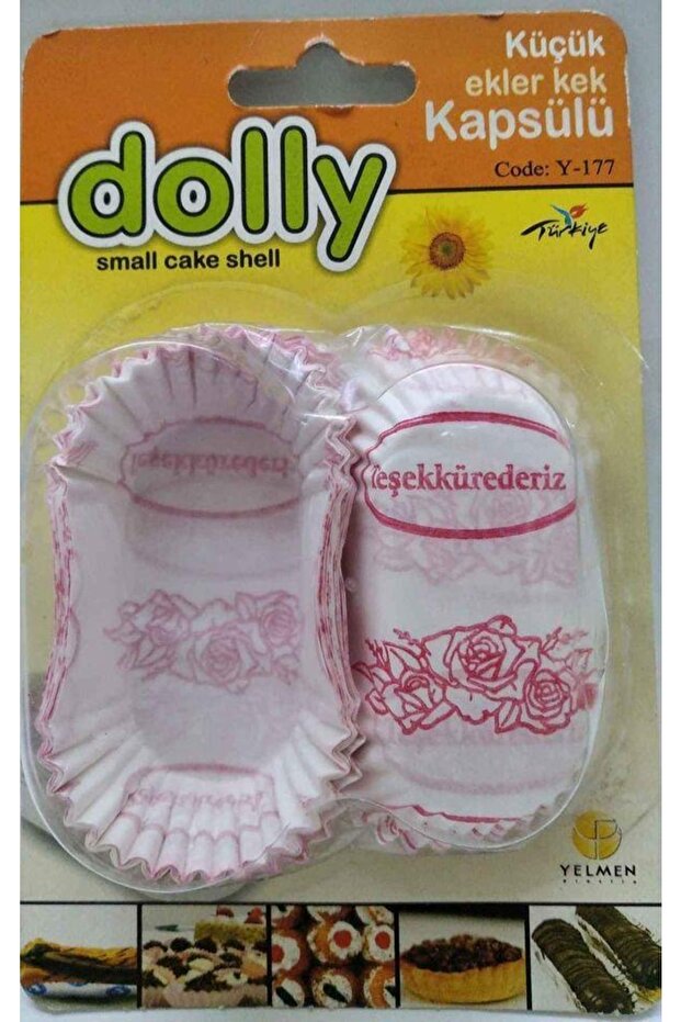 Dolly Life Style Küçük Ekler Kağıt Kek Kapsülü Y-177 D-raf - 2