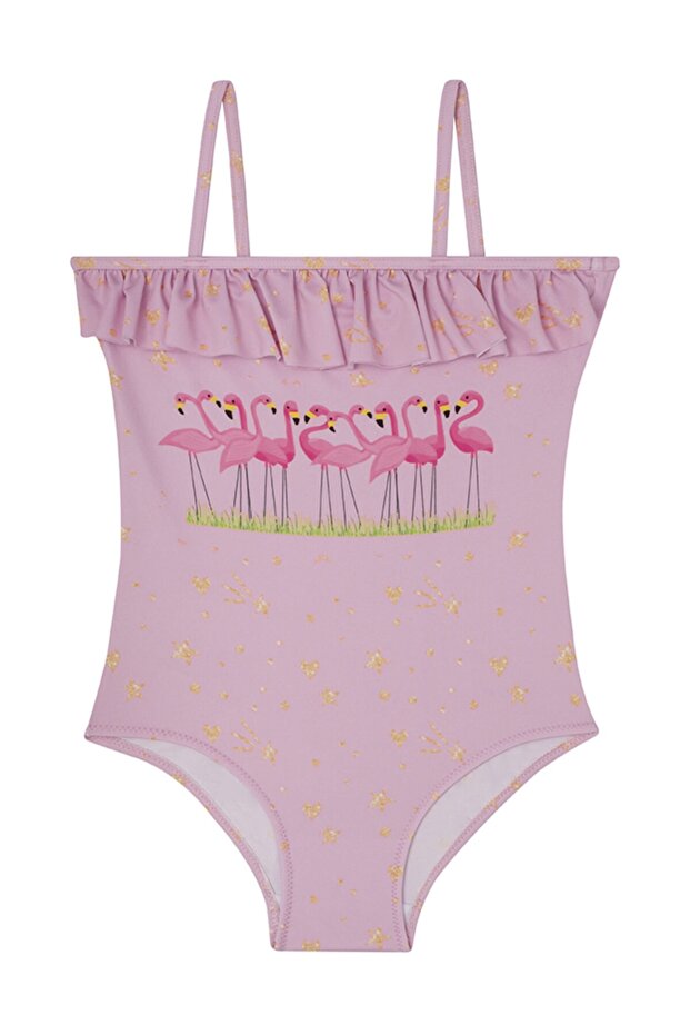 Spice Girl Girl Pink Swimsuit