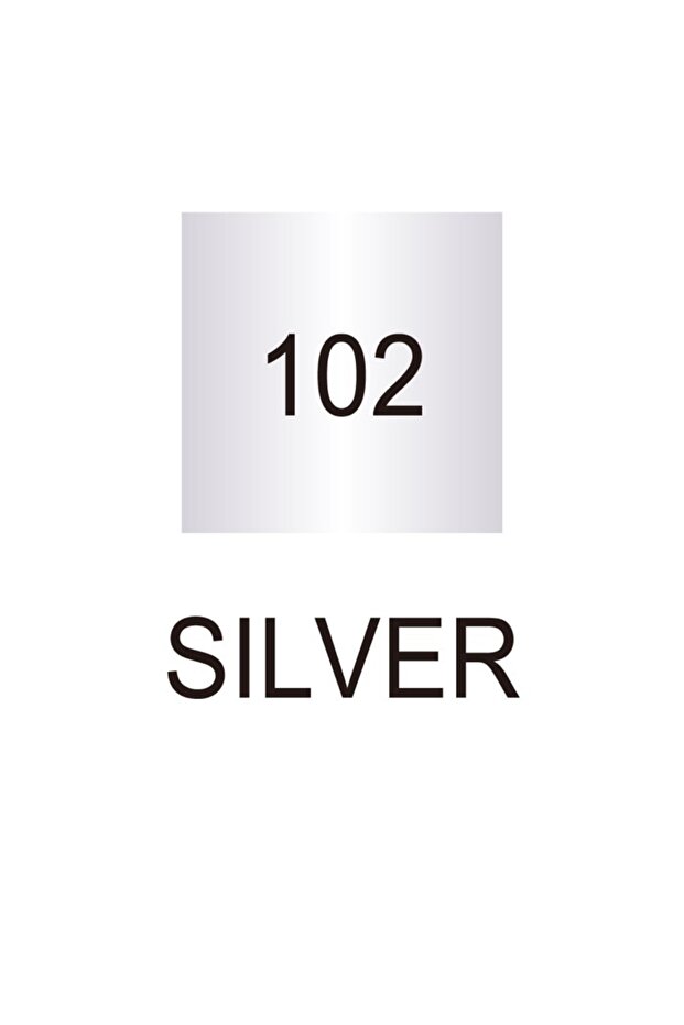 لون نظيف نقطة معدنية Tc-8100 102 فضي - 2