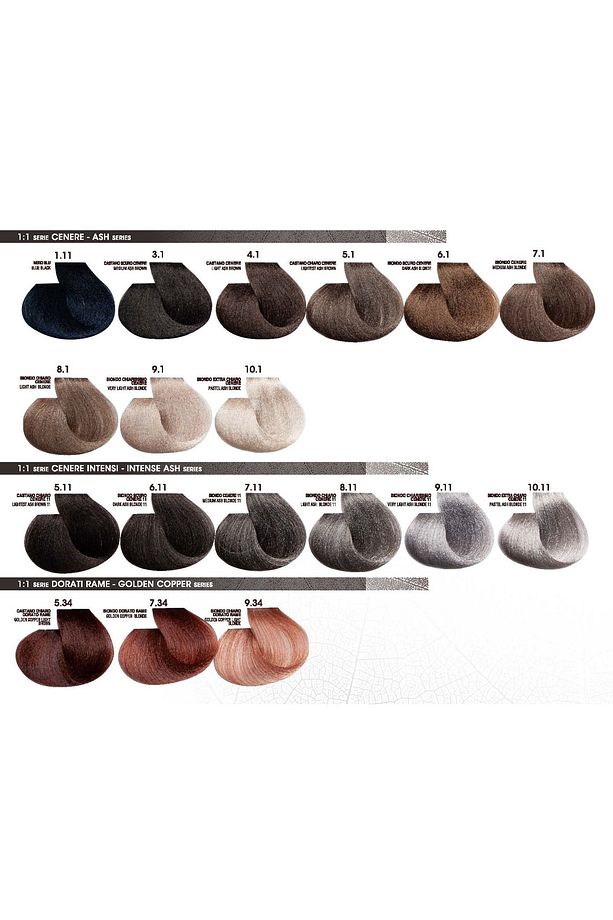 Color Profesyonel Saç Boyası 4.17 Küllü Acı Kahve 100ml - 4