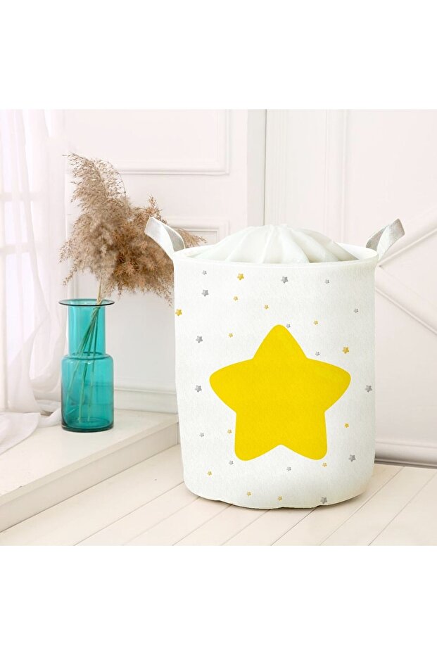 Foldable Felt Multi-Purpose Toy Storage Box Dirty Laundry Picnic Basket