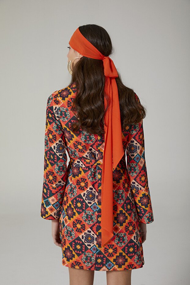 Lızzy Krep Şifon Elbise - 3