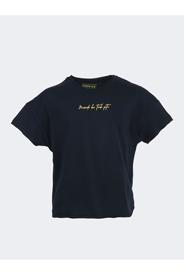 Children's Navy Blue Tribune Handwritten Tshirt