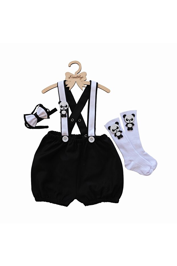 Panda Concept Baby Boy Birthday Outfit