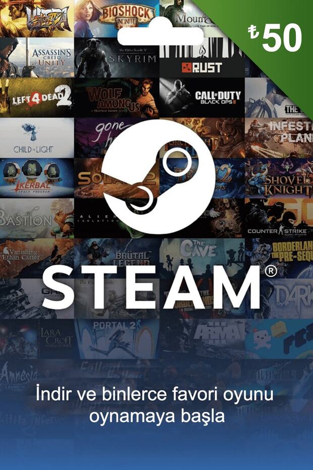 50 Tl Steam Kodu 1100000000023 - 1