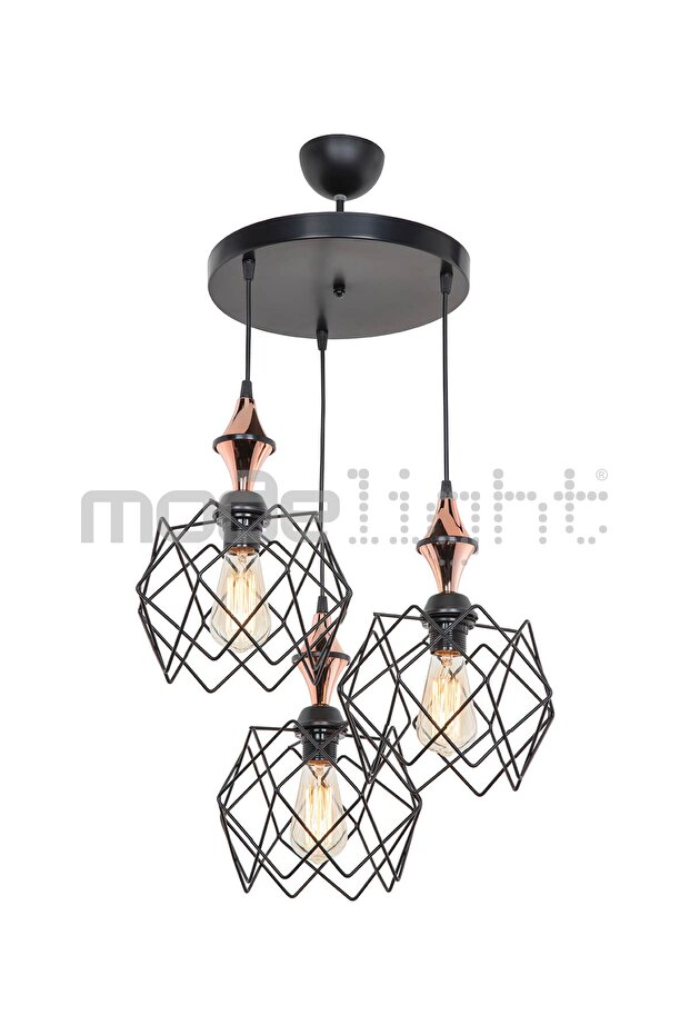 Akses Karo / Küre 3lü Koza Avize - 2