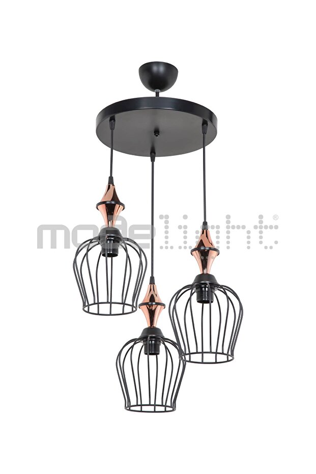 Akses Küre / Karo 3lü Lena Avize - 3