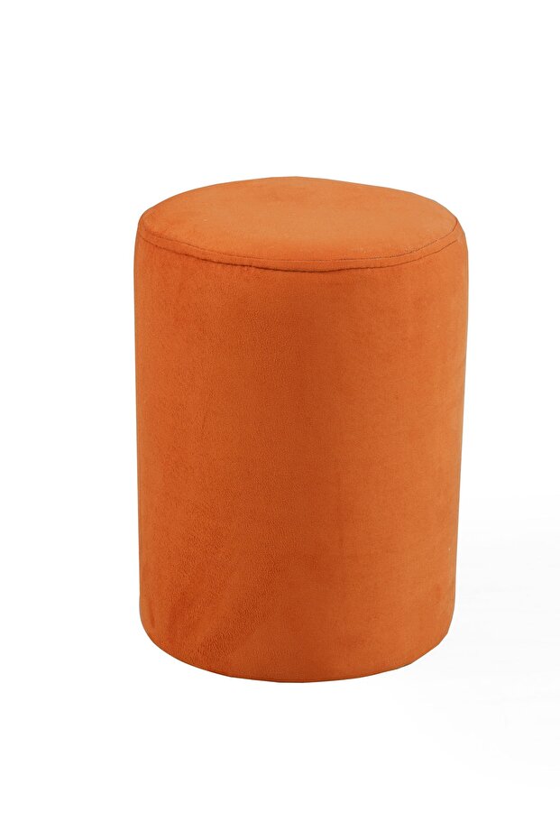 Soho Silindir Puf Turuncu Kiremit - 2