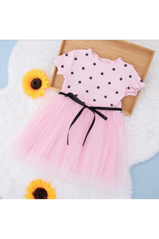 1027 Polka Dot Tutu Dress for 2-3-4 Years Old