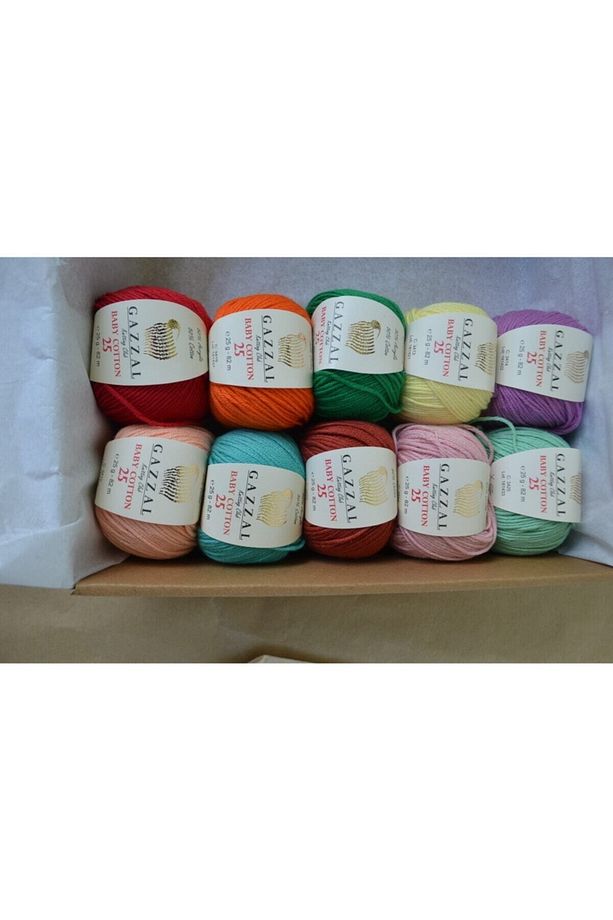 Renkli Bir Kutu Punch Amigurumi İp Set 10'lu - 3