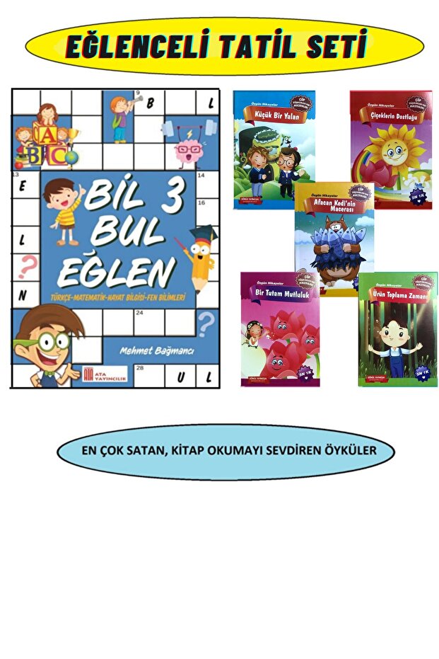 Find and Have Fun 3Rd Grade Book + 3Rd Grade Colorful 5-Piece Story Book