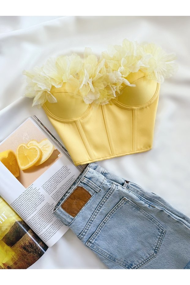Jasmine Sarı Büstiyer