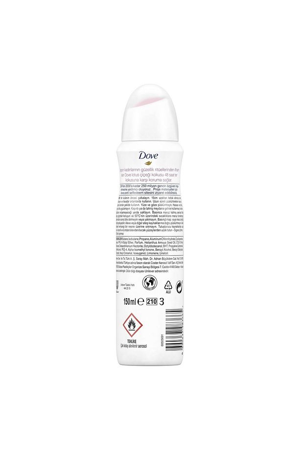 Kadın Deodorant Işıldayan Bakım Lotus Çiçeği Kokusu 150 Ml - 6'lı Paketi - 2