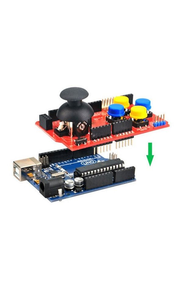 Arduino Joystick I2c Ps2 Nrf24l01 Nokia 5110 Bluetooth Shield - 6