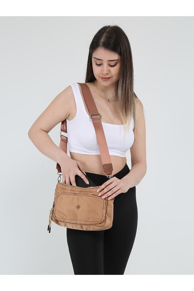 Nude Çapraz Çanta - 1