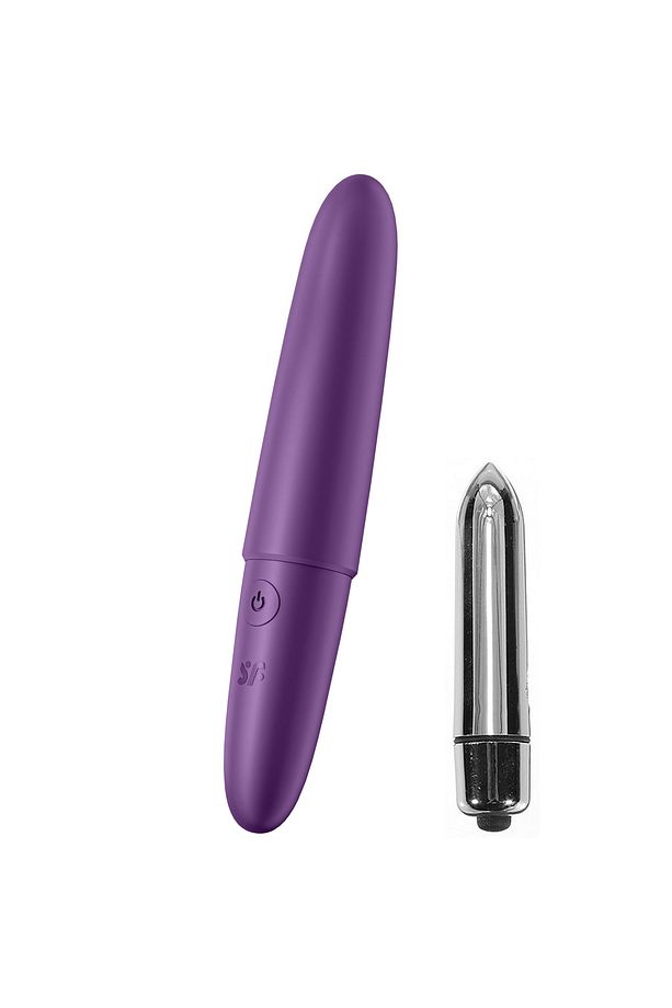 Ultra Power Bullet 6 - Şarjlı 12 Modlu Titreşimli Mini Vibratör+Mini Vibratör - 1