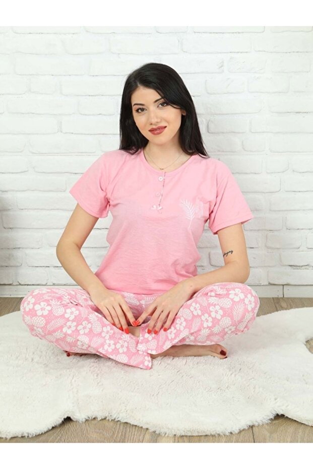 Women's Short-Sleeve Pajama Set