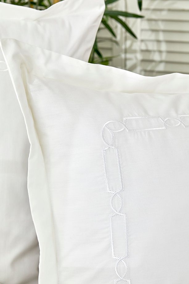 White Collection Nimes %100 Pamuk Çift Kişilik Nevresim Takımı - 5