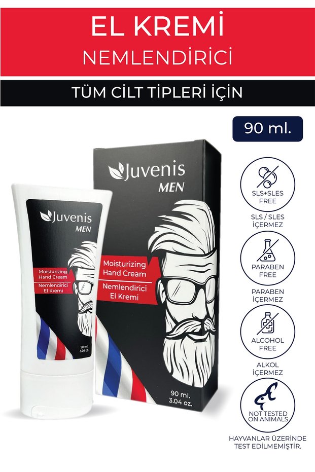 Repairing Moisturizing Hand Care Cream Skin Soothing Allantoin and Vitamin E Men's Hand Cream 90ml