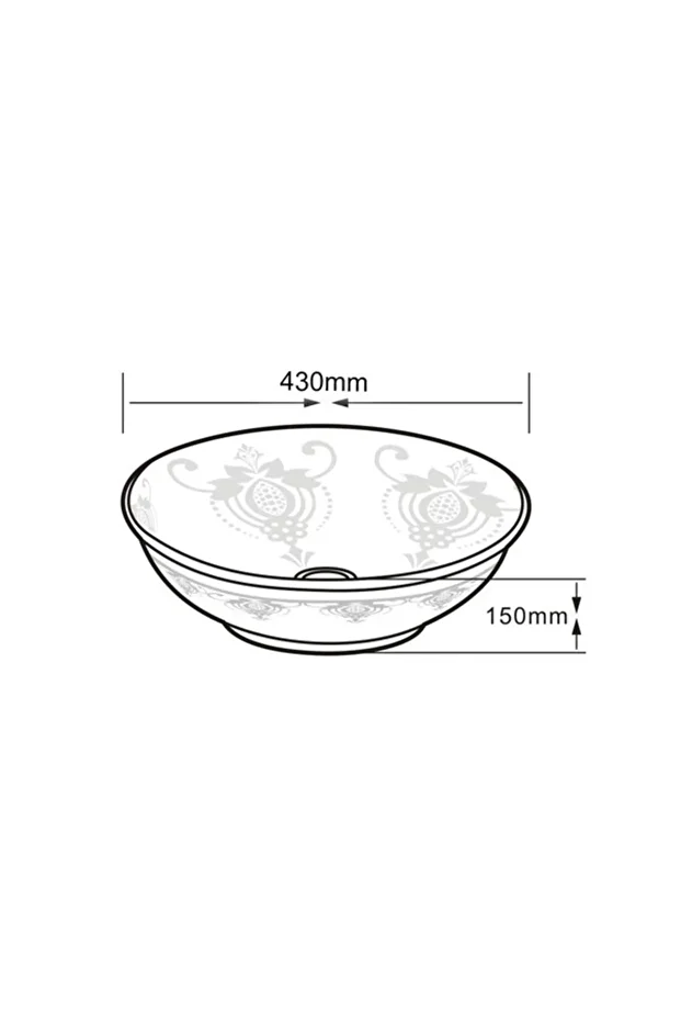 TEZGAHÜSTÜ LAVABO E-7019 - 2