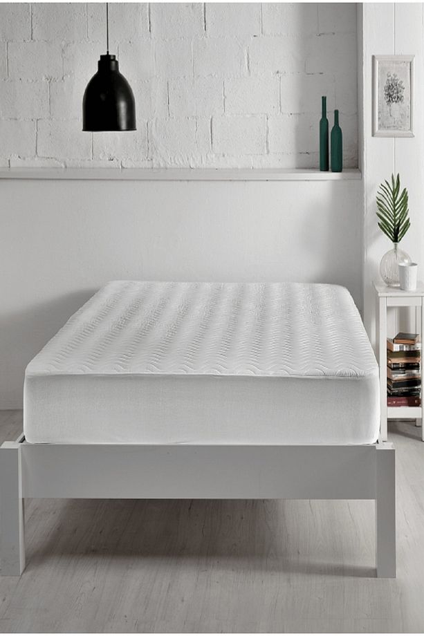 Kapitoneli Fitted Çift Kişilik Yatak Alezi Çift Kişilik - 1