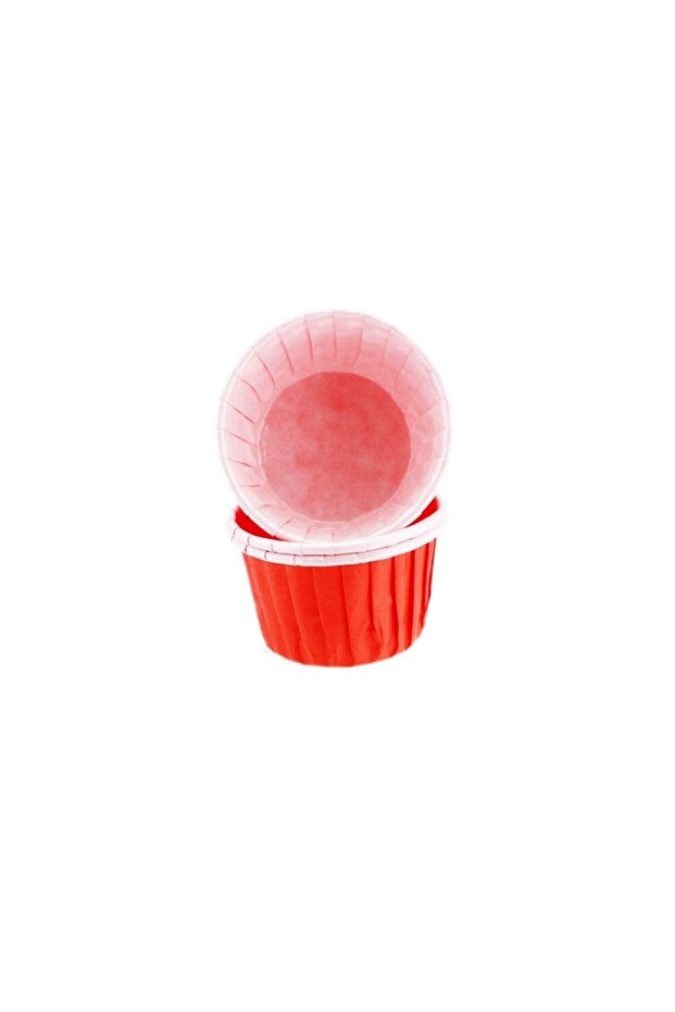 Muffin Cupcake Cake Mold Special Pet Capsules 20 Pieces Red Color