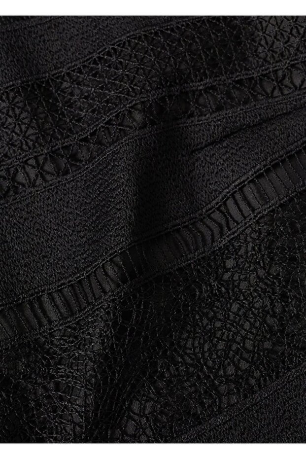 Ajur Detaylı Elbise - 7