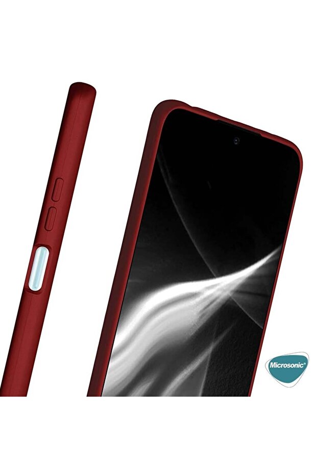 Matte Silicone Xiaomi Redmi Note 10 Pro Max Kılıf Siyah - 4