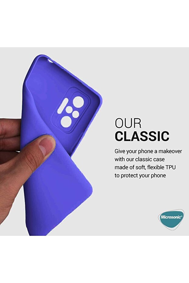 Matte Silicone Xiaomi Redmi Note 10 Pro Max Kılıf Siyah - 5