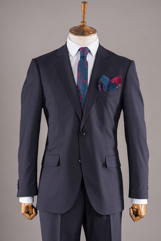 Ccs Regular Fit Koyu Lacivert Takım Elbise - 5