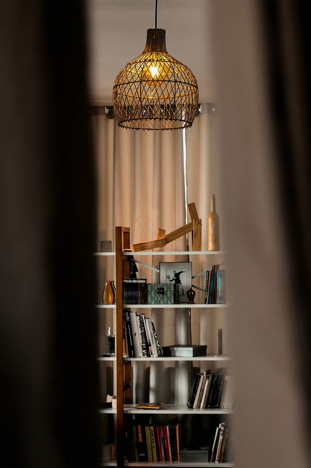 Rattan Avize Bambu Sarkıt: Shadow 40cm - 1