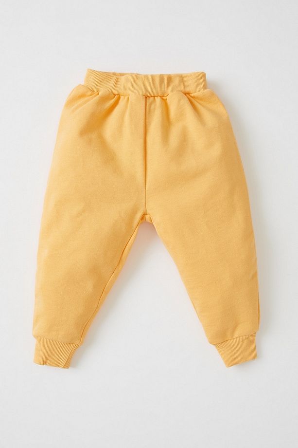 Kız Bebek Regular Fit Bisiklet Yaka Uzun Kollu Ince Kumaş 2'li Knitted Set - 5