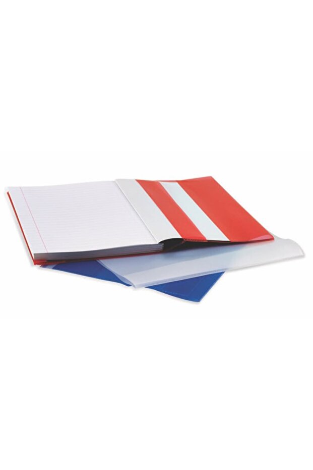 Umıx Hazır (A5) Defter Kabı Bantlı 10 Adet / Kırmızı - 1