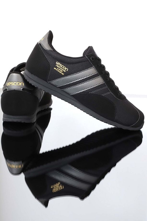 Siyah - Smash Anatomik Sneakers Ayakkabı - 5