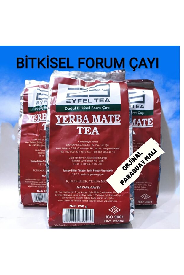 Yerba Mate Tea 250 G Eyfel Tea - 1