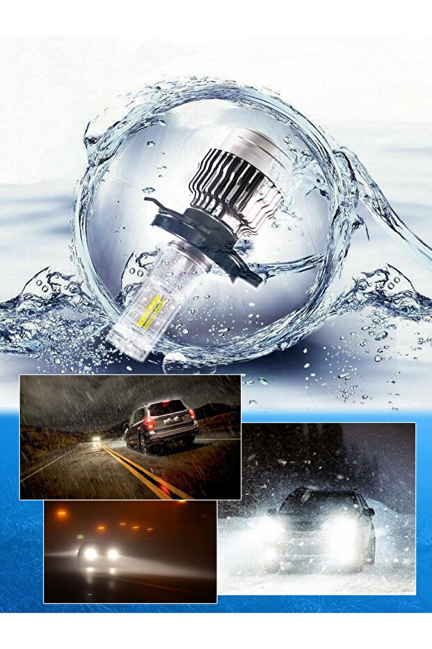 Led 360 M8 H11 Full Power Csp 360° Led Xenon Far Ampulü %100 Canbus 12000lm - 6