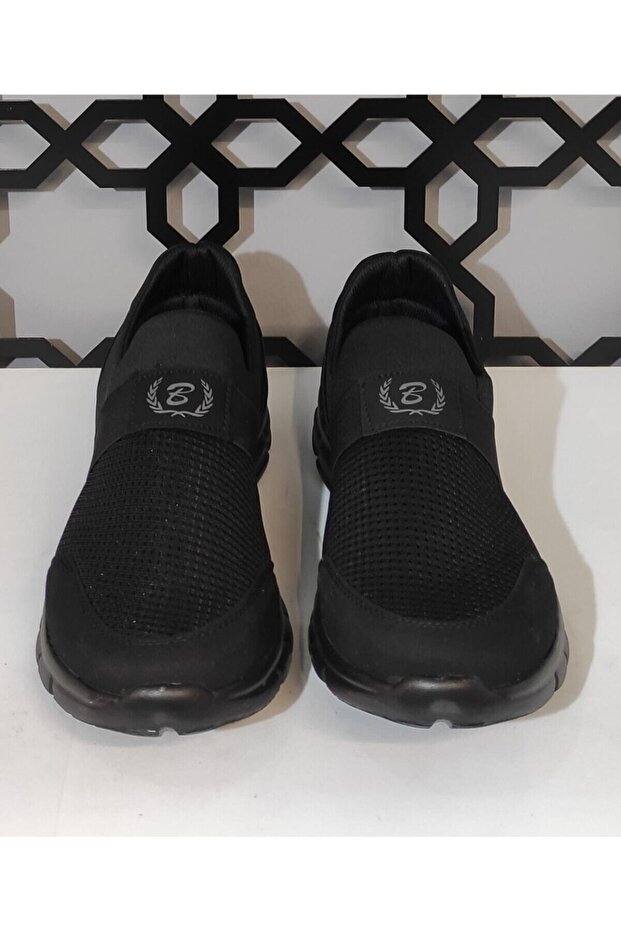 Unisex Black Orthopedic Insole Sneakers Without Sweating