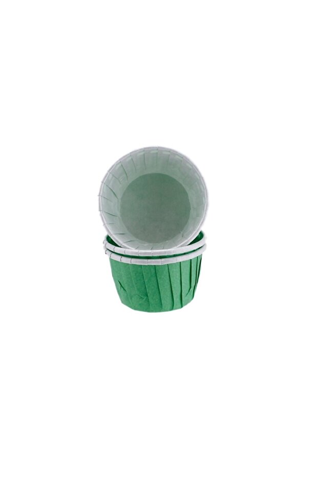 Muffin Cupcake Cake Mold Special Pet Capsule 20 Pieces Green Color