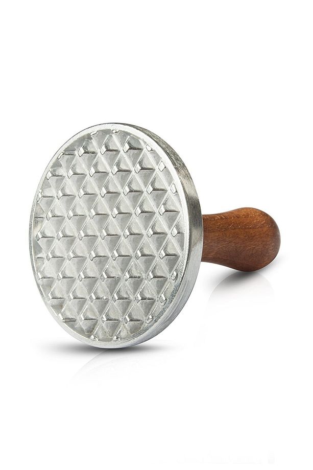 Waffle Desen Döküm Yılbaşı Kurabiye Kalıbı Tek Parça Yılbaşı Temalı - 1