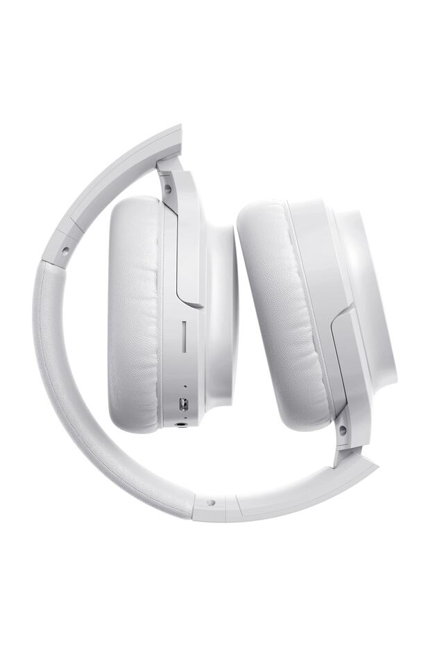 I62 Katlanabilir Kafaüstü Mikrofonlu Bluetooth Kulaklık - Beyaz - 4