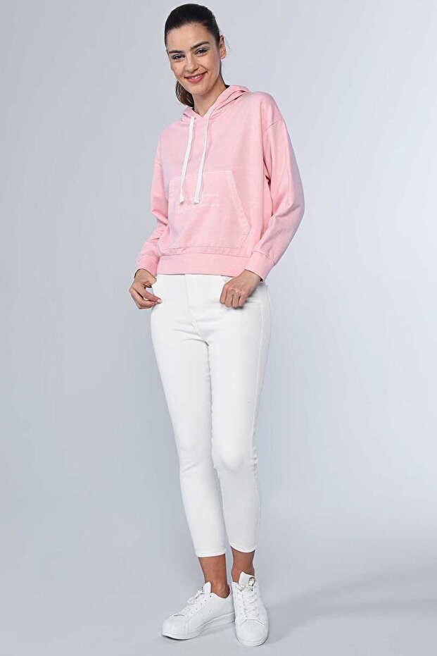 Harper Pink Women's Hooded Hoodie
