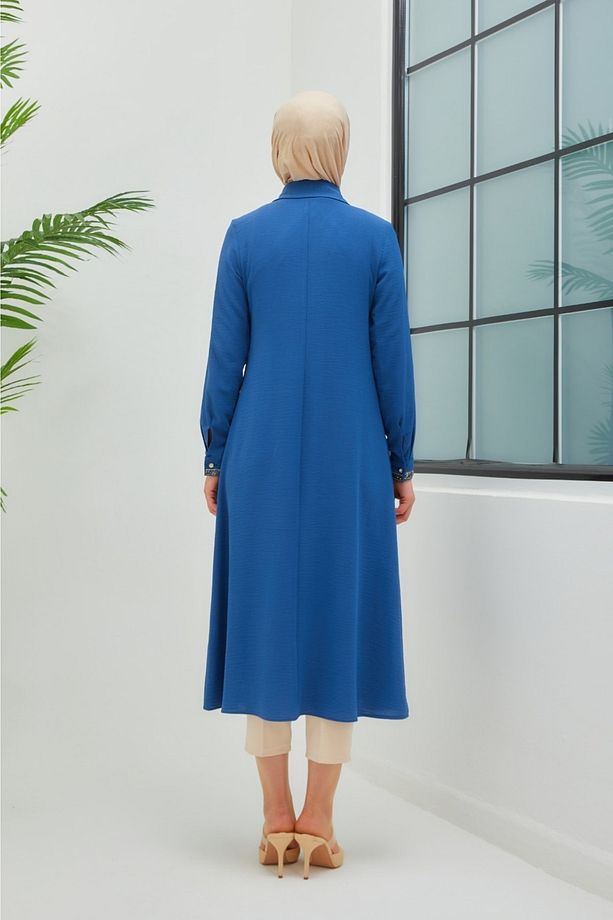 Kolu Taş Detaylı Tunik - 6
