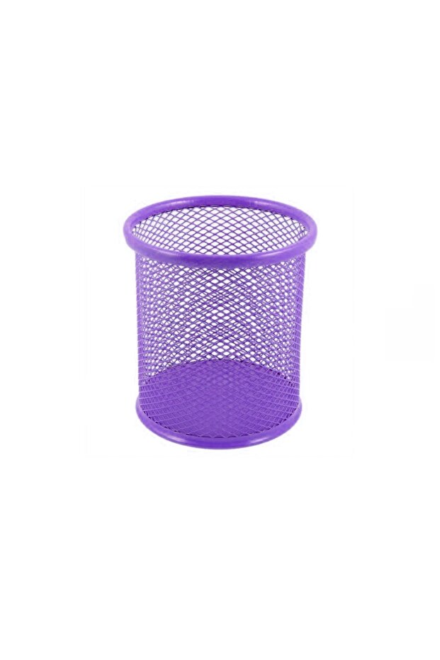 Metal Pen Holder Mixed Colors Purple