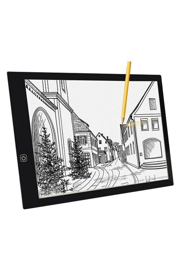 A4 Led Ultra Ince Animasyon, Çizgi Film, Portre, Dövme Grafik Çizim Tableti - 1