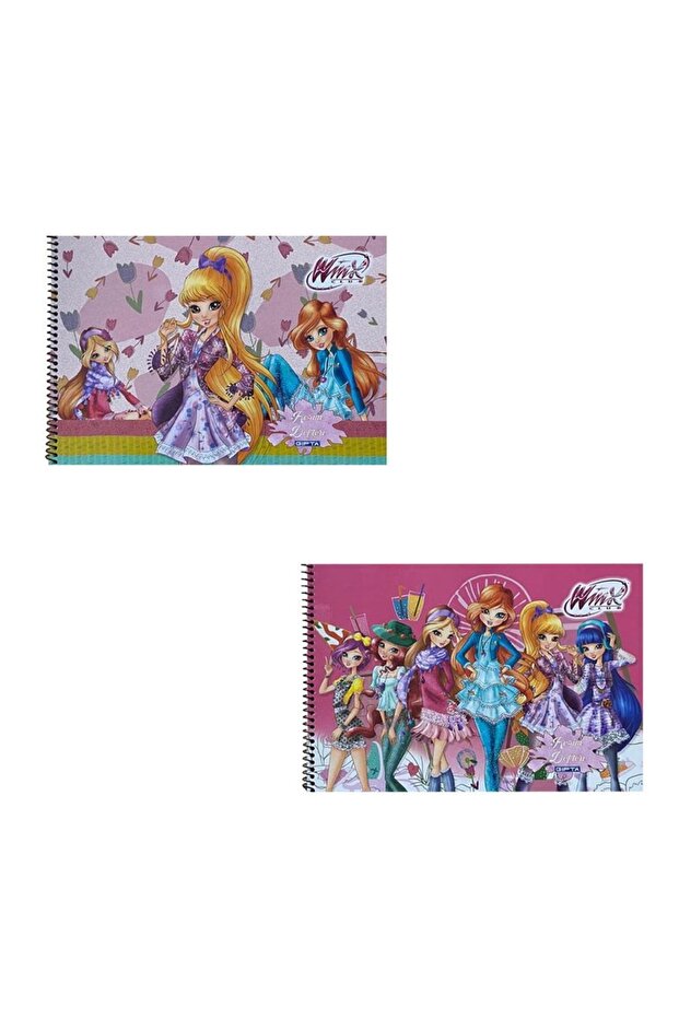 كتاب صور حلزوني Winx 25x35 15 Yp2 قطعة